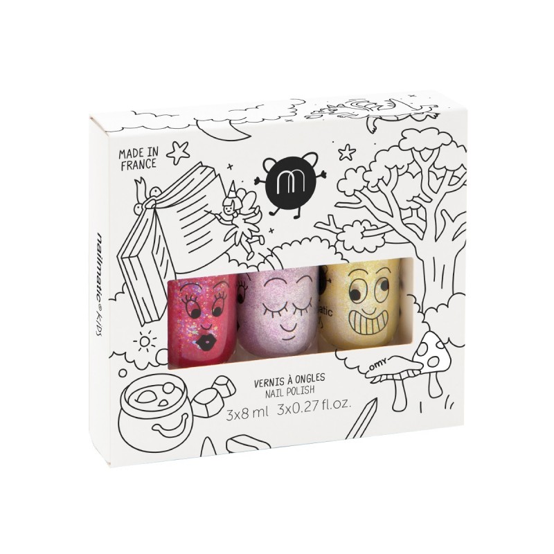 Coffret 3 vernis magic forest - Nailmatic kids