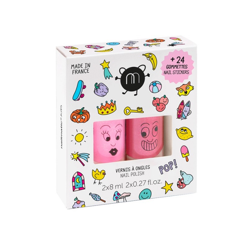 Coffret duo pop dolly et kitty - Nailmatic kids