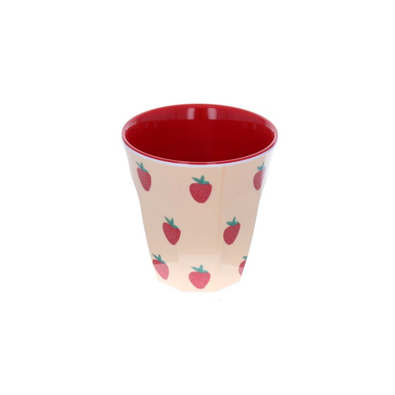 Verre fraise s - Le petit souk