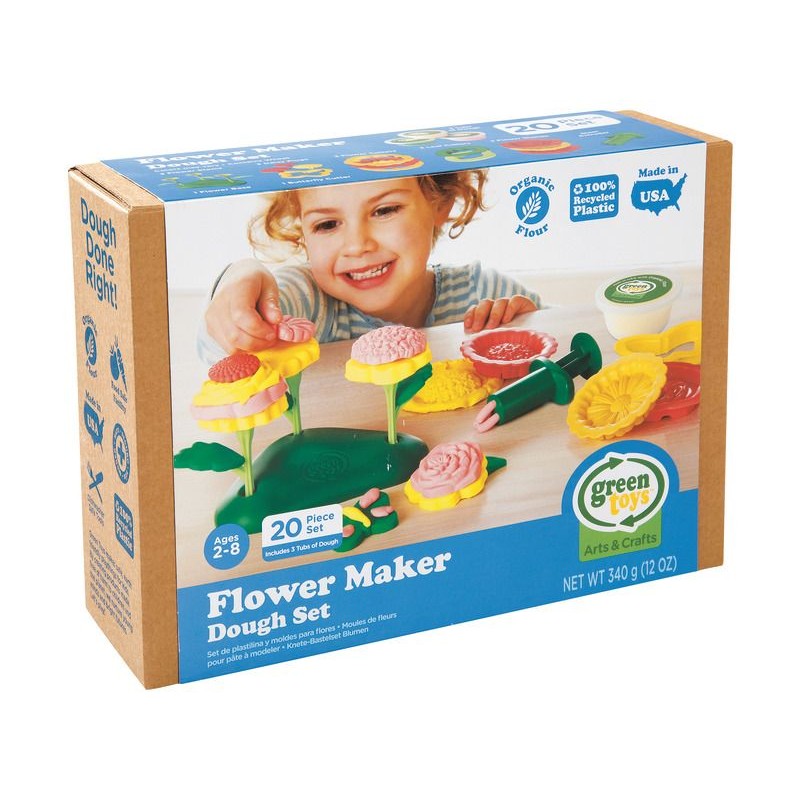 Set de pate a modeler fleurs - Green toys