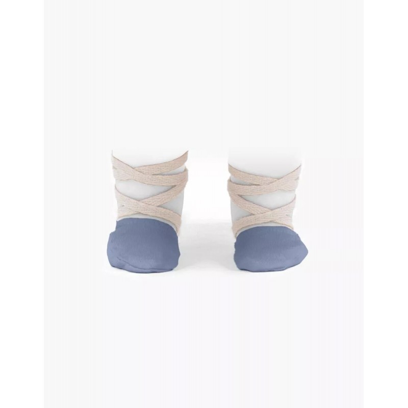 Chaussons bleu cobalt - Minikane