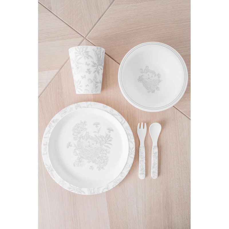 Coffret repas toile de jouy - Tartine et chocolat