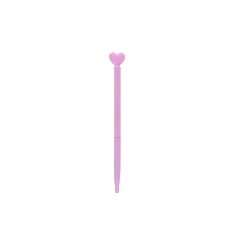 Stylo metal coeur rose - Le petit souk