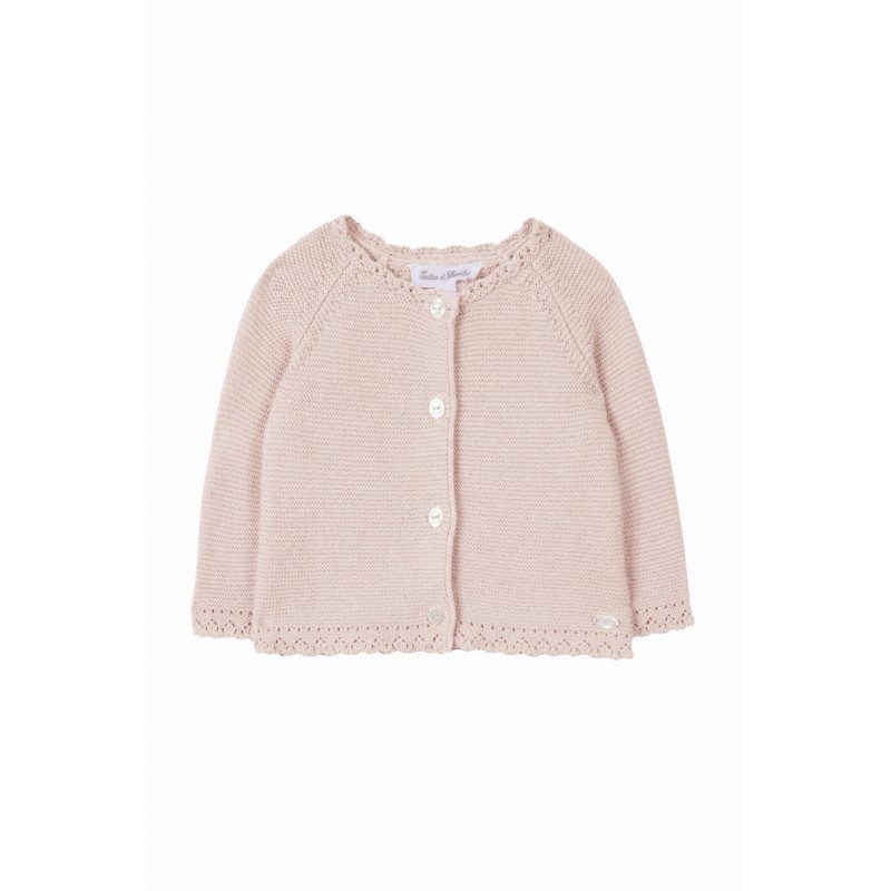 Cardigan rose pale - Tartine et chocolat