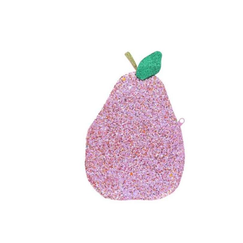 Porte-monnaie glitter poire - Le petit souk