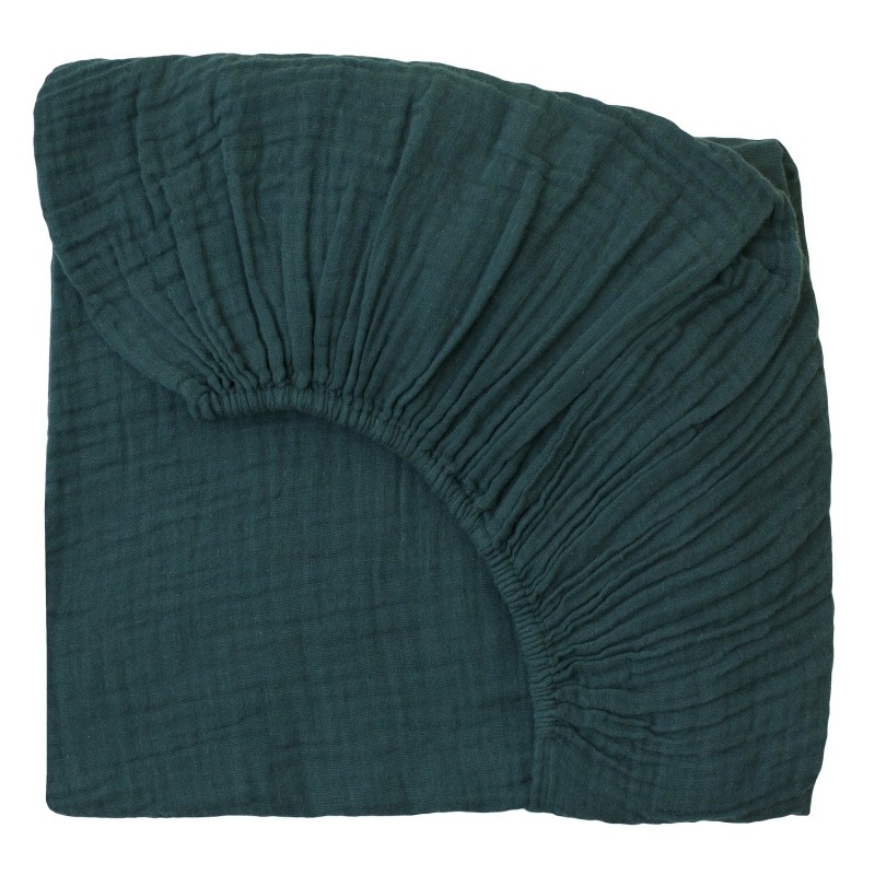 Drap housse teal blue - Numero 74