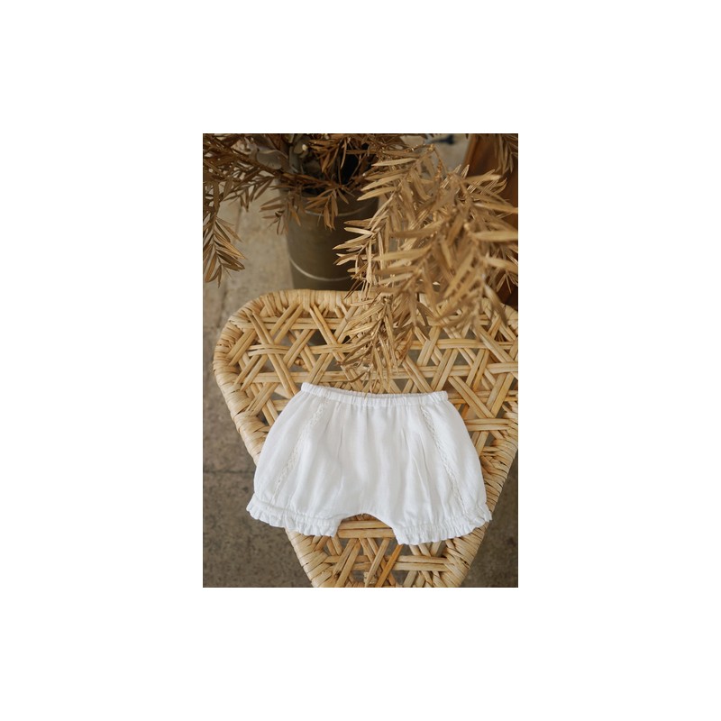 Bloomer naomi blanc bebe - Les petits inclassables