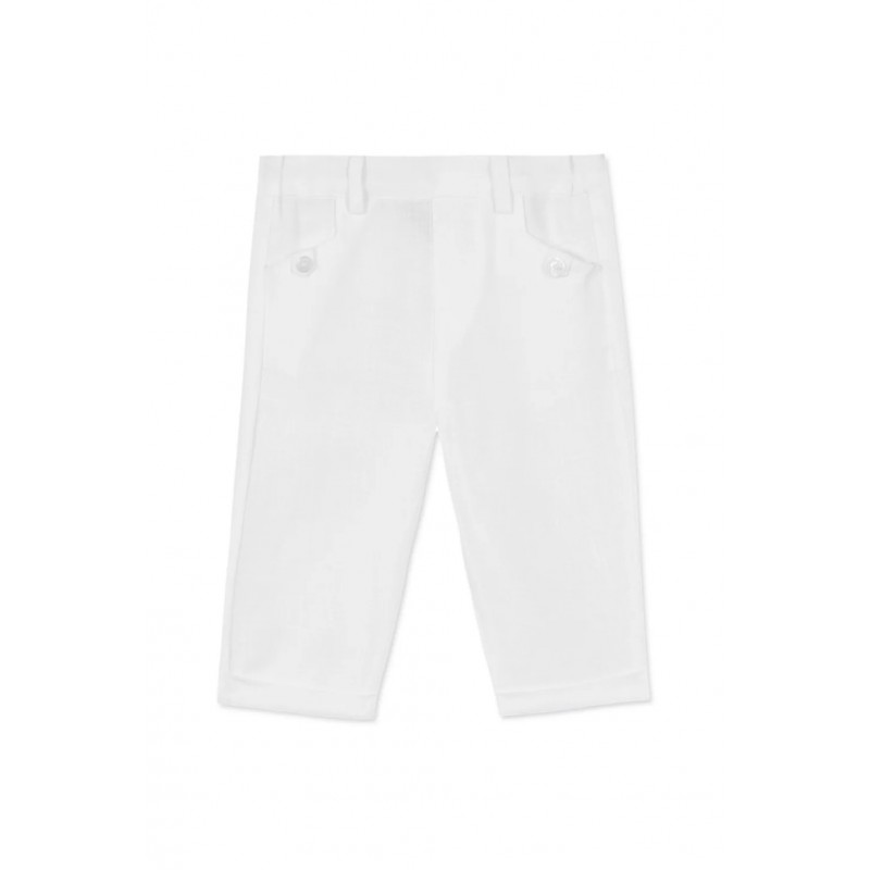 Pantalon8 blanc lin - Tartine et chocolat