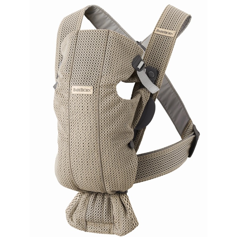 Porte bebe mini tisse beige - Babybjorn