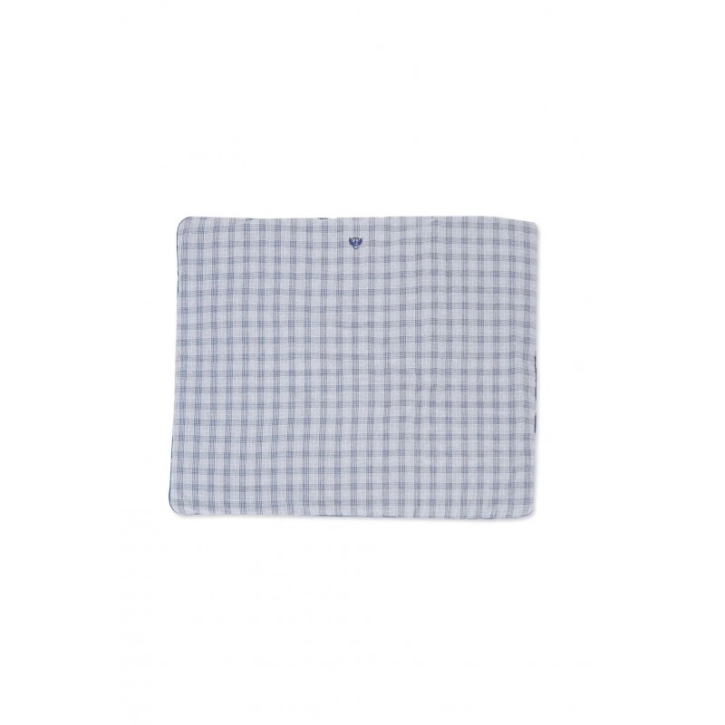 Plaid bleuet twill de coton - Tartine et chocolat