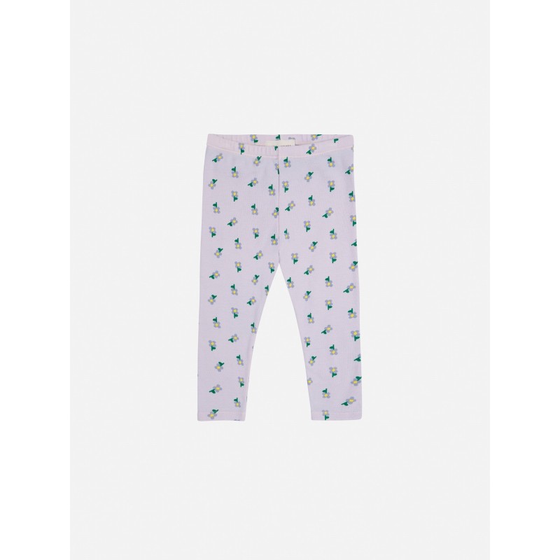 Leggings baby pansy flower all - Bobo choses