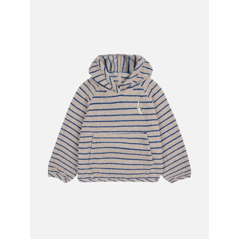 Sweat baby capuche rayures - Bobo choses