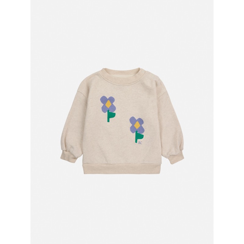 Sweatshirt pansy flowers - Bobo choses