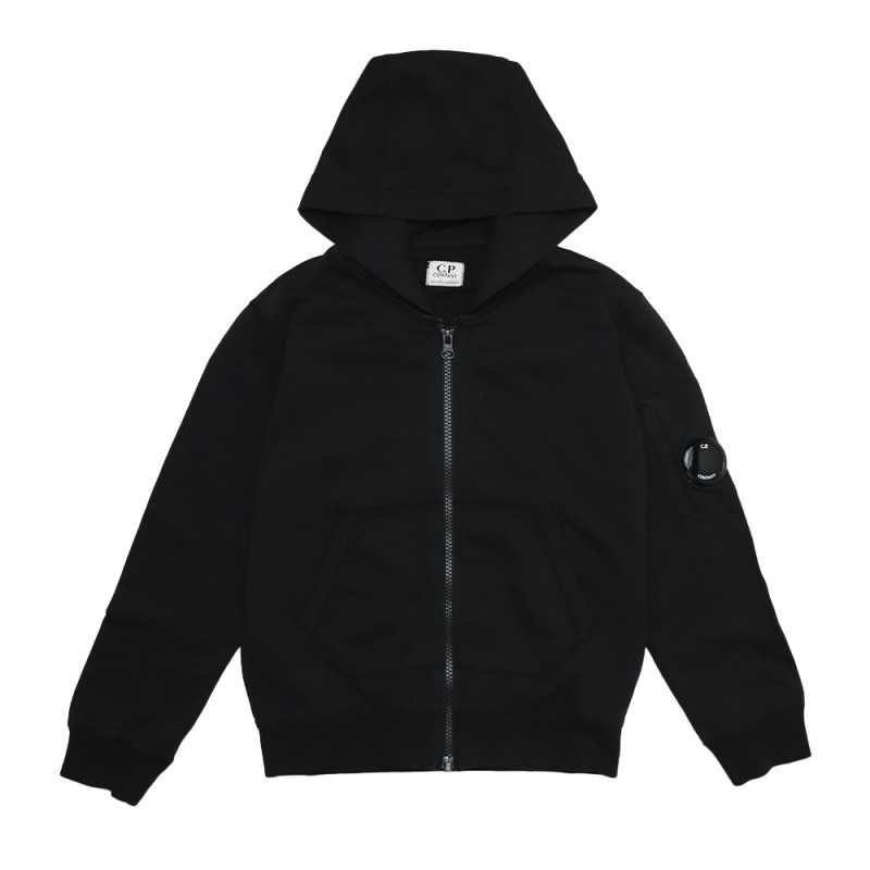 Sweatshirt zippe capuche black - Cp company