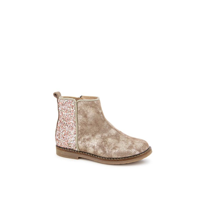 Bottines trip back jazz beige - Pom d'api