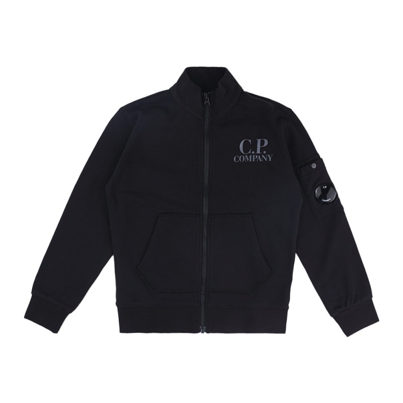 Sweat zippe black - Cp company