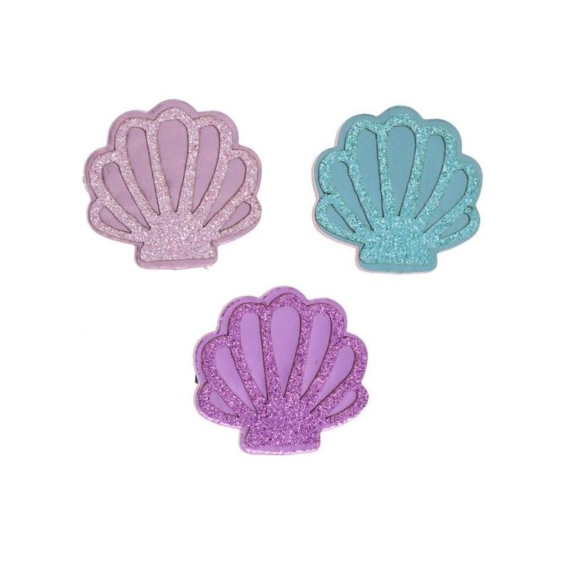 Barrettes coquillages x3 - Le petit souk