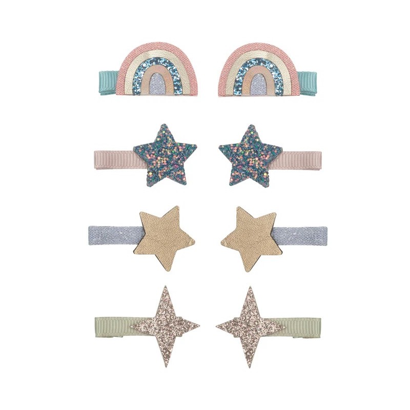 Barrettes rainbow stars - Mimi & lula