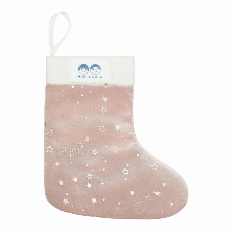 Chaussette de noel rose - Mimi & lula