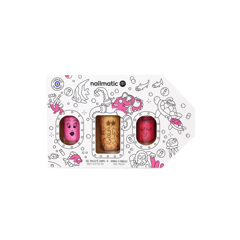 Coffret exploration sous marin - Nailmatic kids