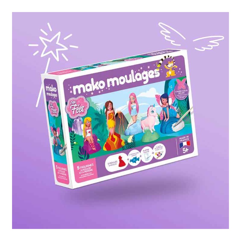 Coffret moulages mes fees - Mako moulages