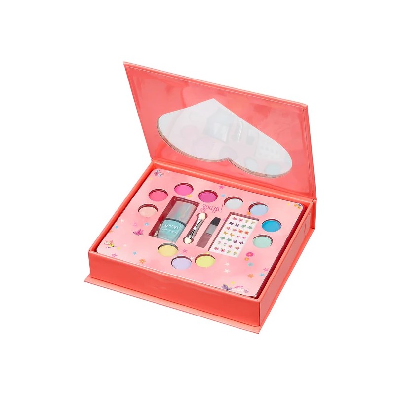 Coffret maquillage en coeur - Souza for kids