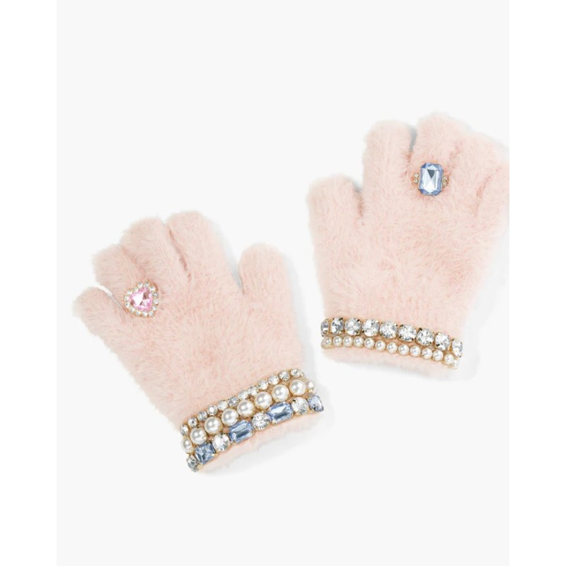 Gants en coton avec bijoux - Super smalls