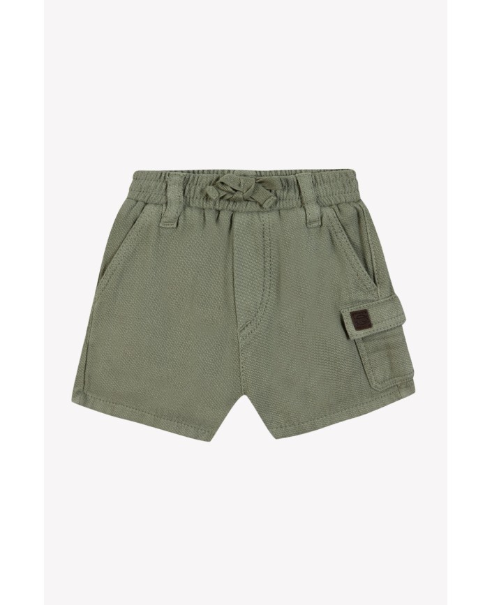 Short cargo bebe vert fougere - Tartine et chocolat