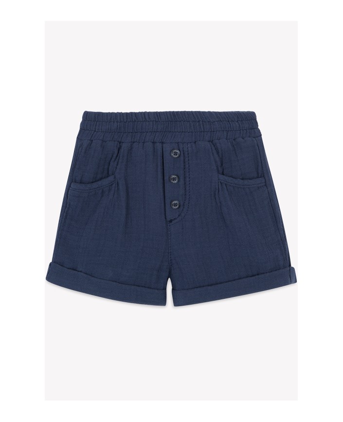 Short bleu marine bebe - Tartine et chocolat