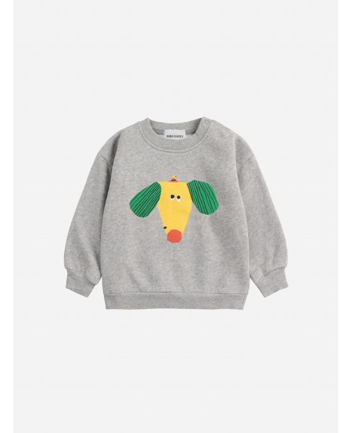 Sweatshirt baby happy dog - Bobo choses