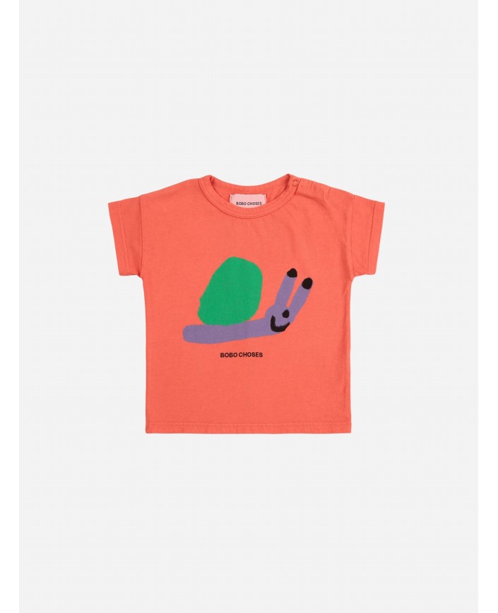 T-shirt baby funny snail - Bobo choses