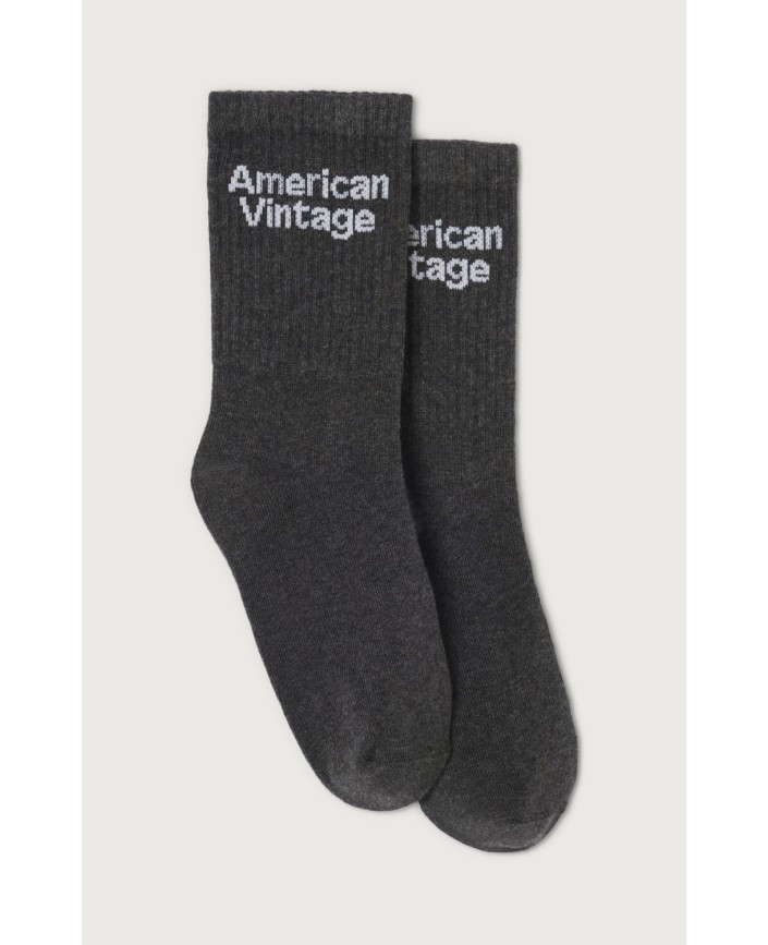 Chaussettes anthracite chine - American vintage