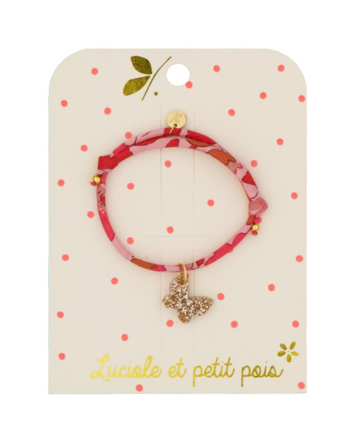 Bracelet liberty papillon - Luciole et petit pois