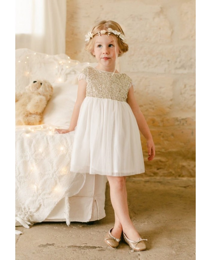 Robe stella or - Les petits inclassables